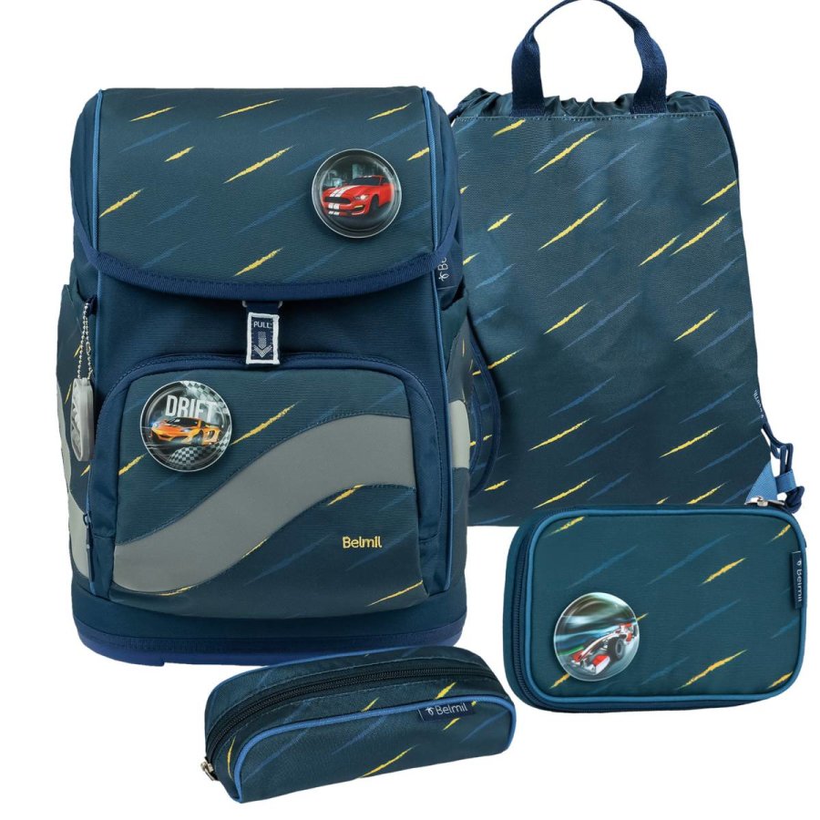 belmil premium schulranzen set smarty plus orion blue