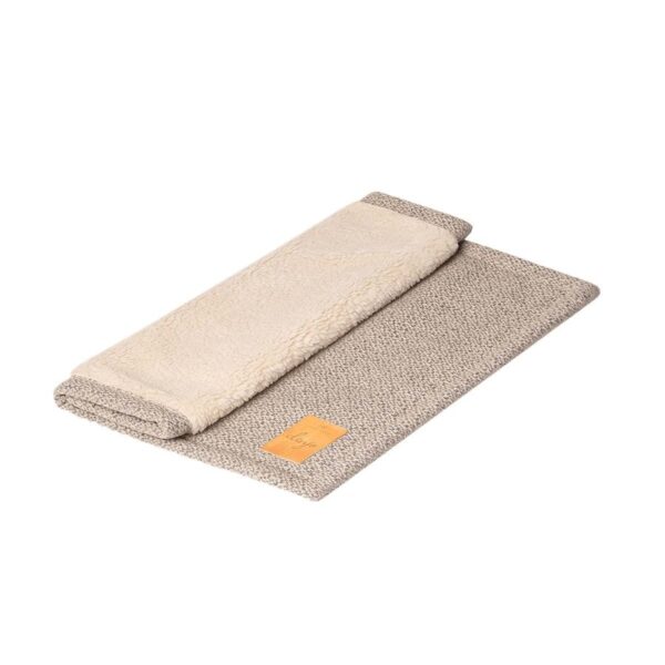 denjo dogs hundedecke snuggle reisedecke 60x80cm grau beige