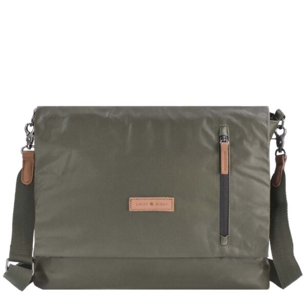 greenburry messenger bag kuriertasche waterproof oliv