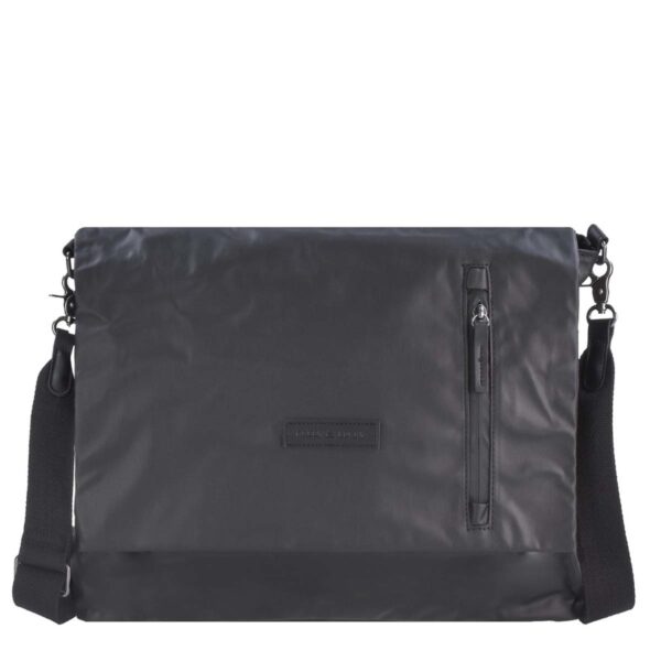 greenburry messenger bag kuriertasche waterproof schwarz