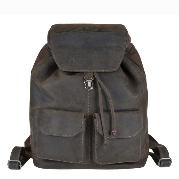 greenburry rucksack leder 32x36cm vintage revival limited tabakbraun