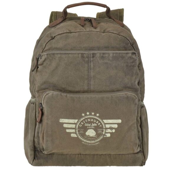 rucksack canvas 29x43cm aviator khkai