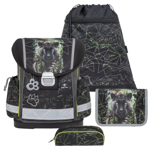 schulranzen set classy 4tlg black panther fuer jungen belmil