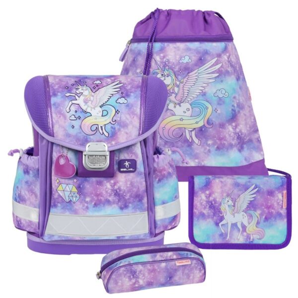 schulranzen set classy 4tlg einhorn diamond unicorn fuer maedchen belmil