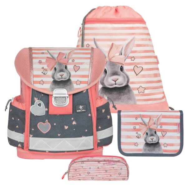 schulranzen set classy 4tlg hase little bunnies fuer maedchen belmil