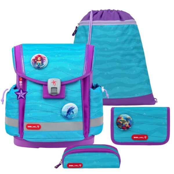 schulranzen set classy plus 4tlg under the sea fuer maedchen belmil