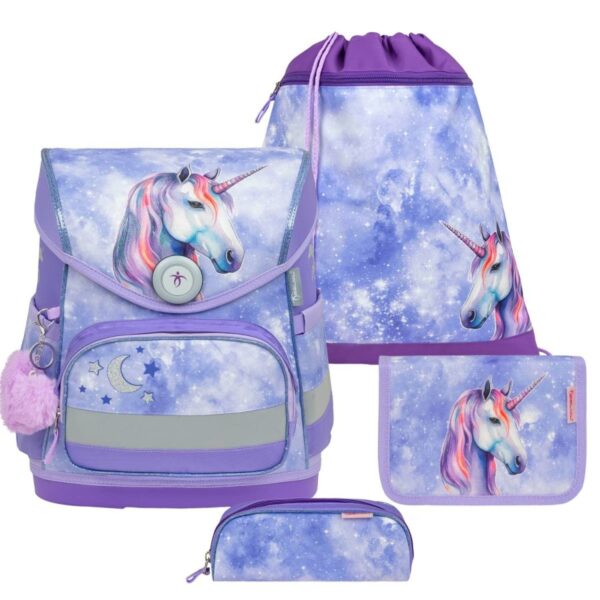 schulranzen set compact 4tlg einhorn mystic luna