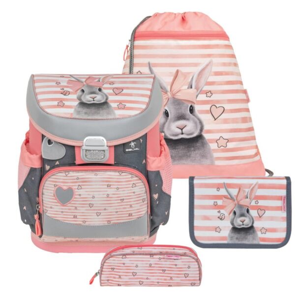 schulranzen set mini fit 4tlg hase little bunnies fuer maedchen belmil