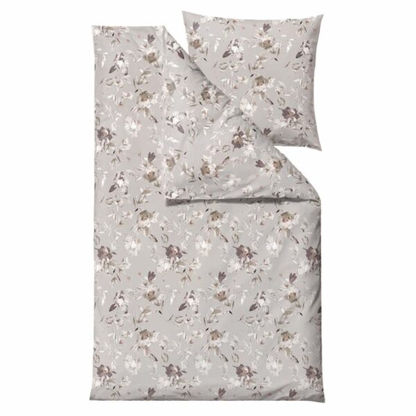 soedahl bettwaesche 135x200cm flower burst beige taupe