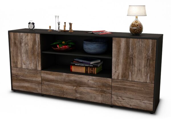 Sideboard Emanuela, Treibholz (180x79x35cm)