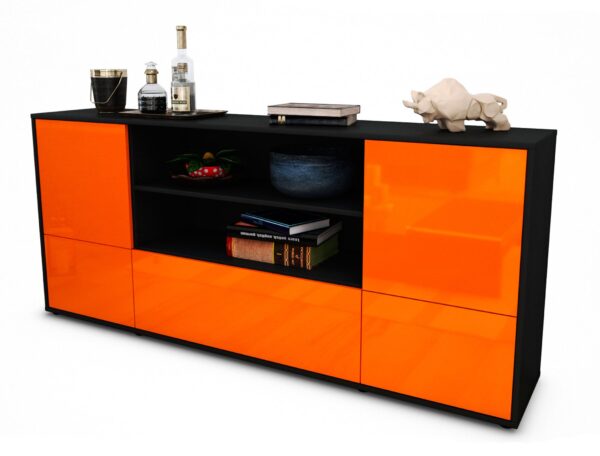 Sideboard Emanuela, Orange (180x79x35cm)