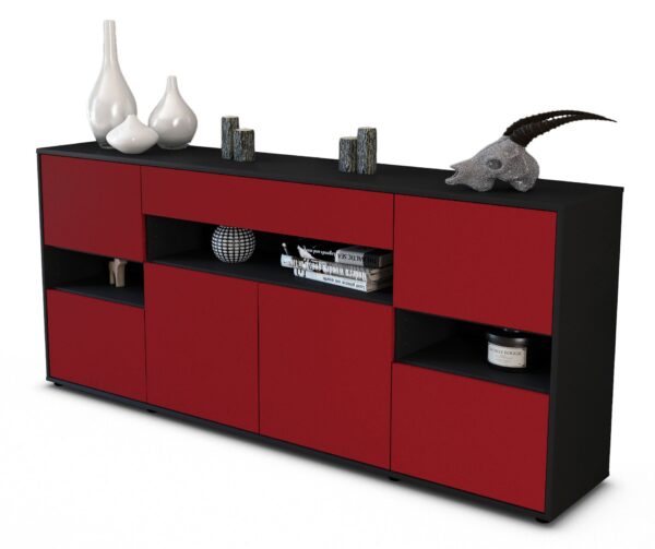 Sideboard Ginevra, Bordeaux (180x79x35cm)