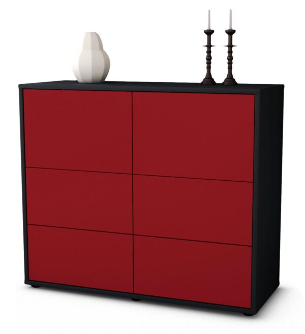 Sideboard Dana | | Front in Bordeaux | 92x79x35cm (BxHxT)