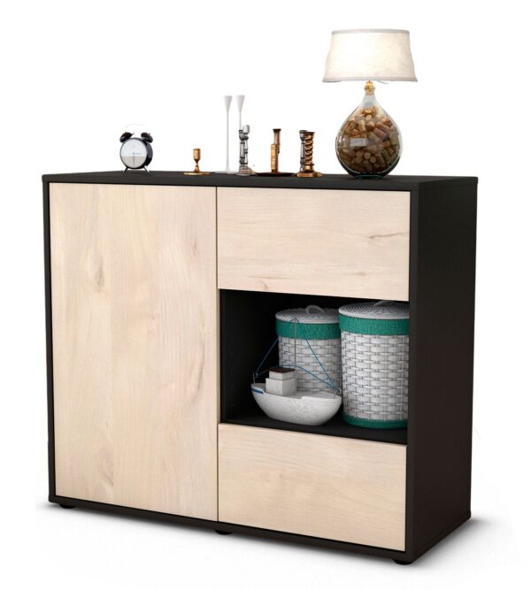 Sideboard Danica | | Front in Zeder Holz Optik | 92x79x35cm (BxHxT)