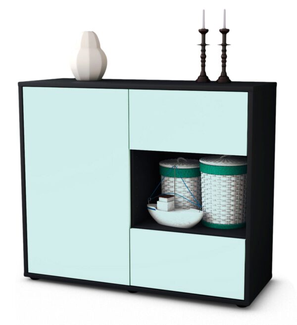 Sideboard Danica | | Front in Mint | 92x79x35cm (BxHxT)