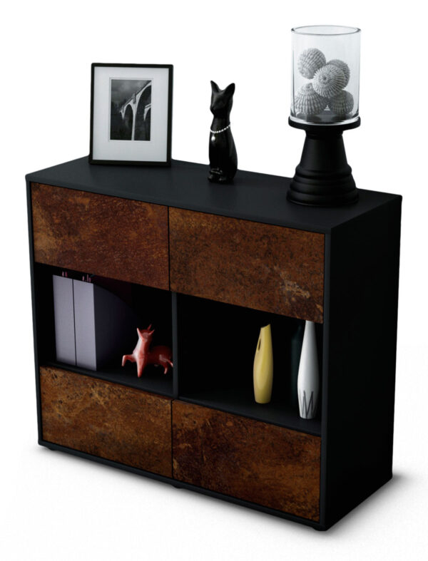 Sideboard Daniela | | Front in Rost Optik | 92x79x35cm (BxHxT)