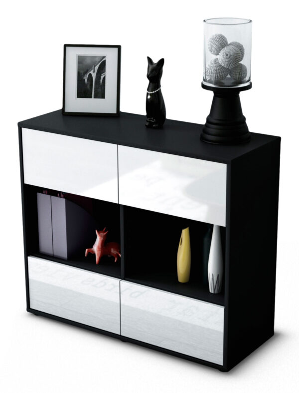 Sideboard Daniela, Weiß (92x79x35cm)