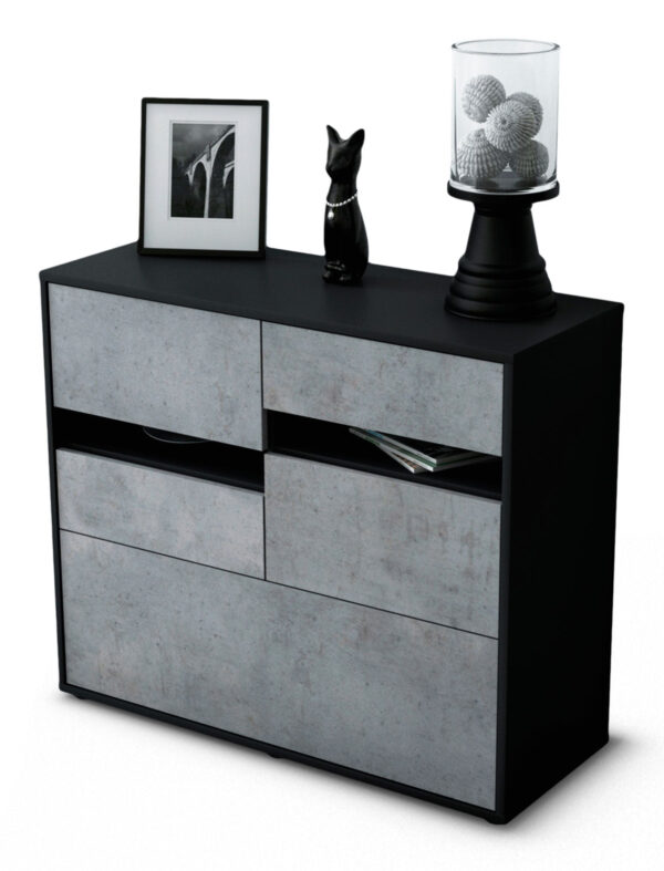 Sideboard Daria | | Front in Beton Optik | 92x79x35cm (BxHxT)