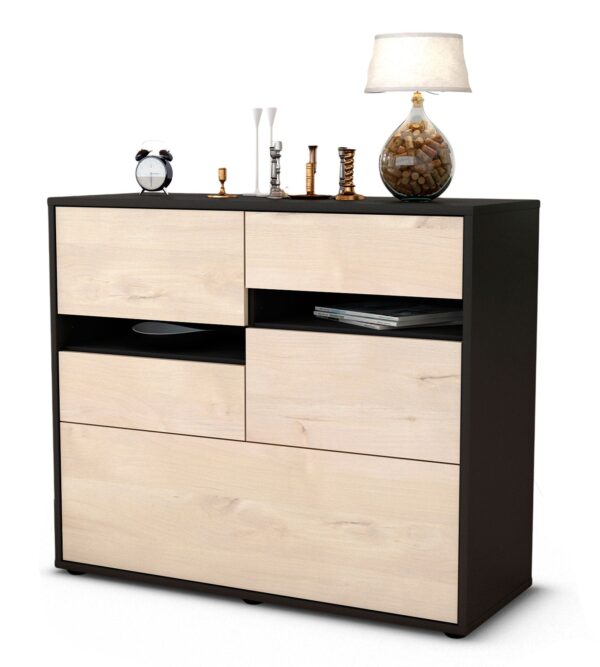 Sideboard Daria | | Front in Zeder Holz Optik | 92x79x35cm (BxHxT)