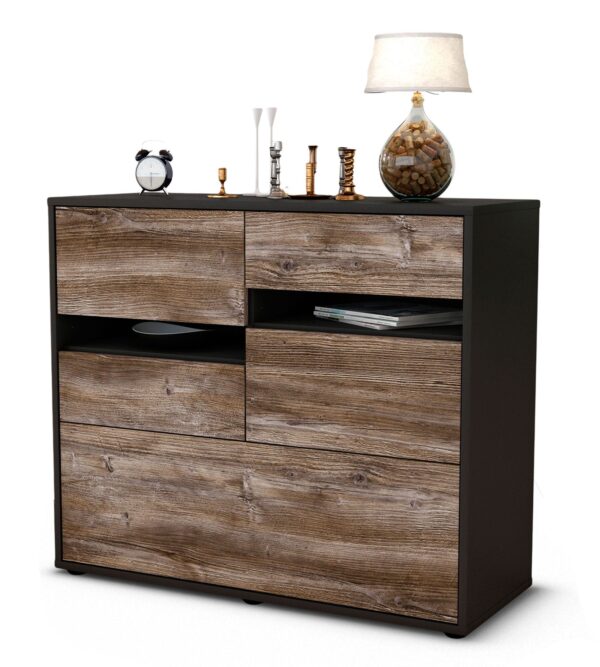 Sideboard Daria | | Front in Treibholz Holz Optik | 92x79x35cm (BxHxT)