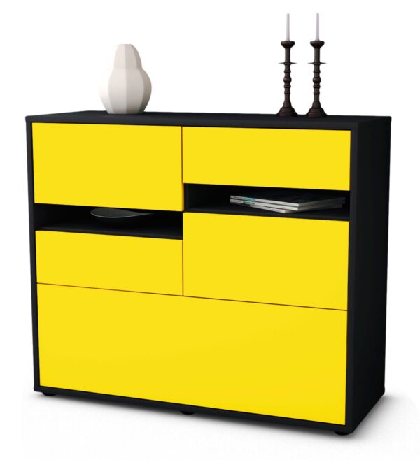 Sideboard Daria | | Front in Gelb | 92x79x35cm (BxHxT)