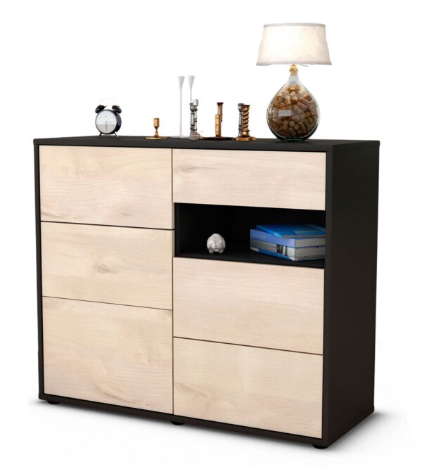 Sideboard Dariella | | Front in Zeder Holz Optik | 92x79x35cm (BxHxT)