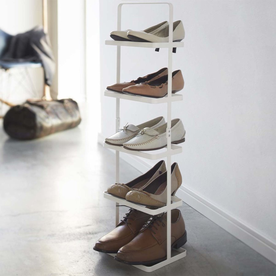 yamazaki home schuhregal schmal tower weiss