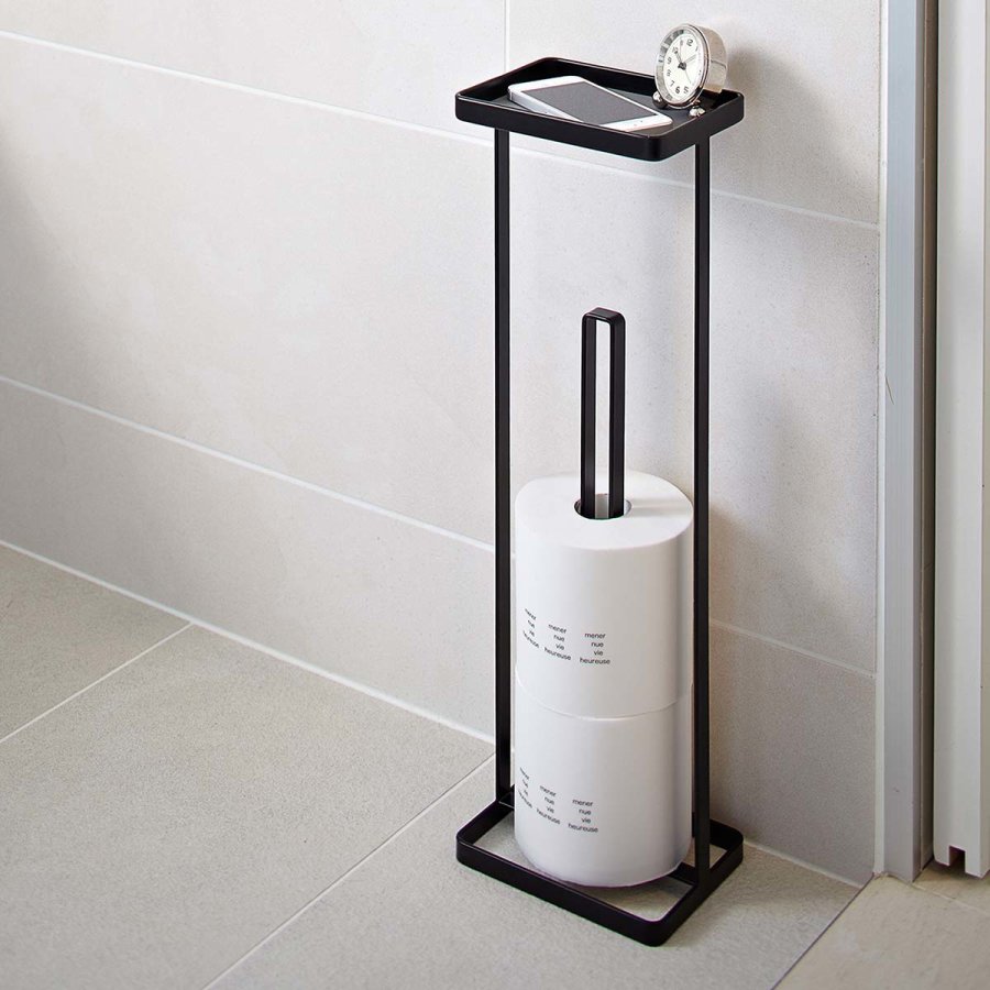 yamazaki tower toilettenpapierstaender black