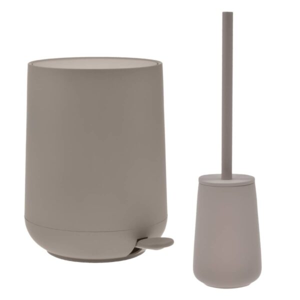 Bad-Accessoires Set 2tlg. "Nova ONE" taupe (graubraun) Zone Denmark