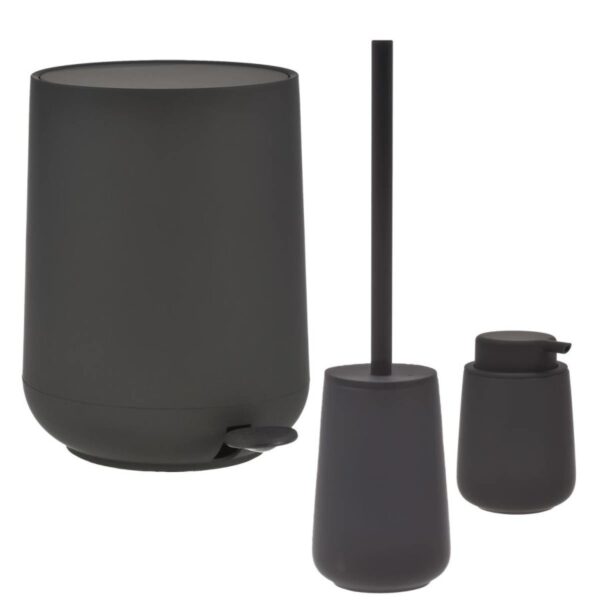 Bad-Accessoires Set 3tlg. "Nova ONE" black (schwarz) Zone Denmark